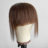 Clip On Bangs Wig for Women - Straight Human Hair Hairpiece