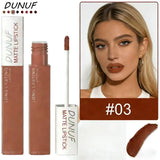 8pc Lip Gloss Set Matte Waterproof Highly Pigmented Nude Red Makeup