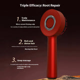 Electric Vibration Massage Comb with Red Light Therapy for Hair Growth