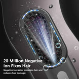 Wireless Hair Straightener Comb with Negative Ion Technology - Rechargeable