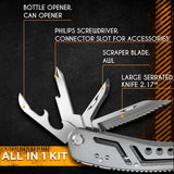 24-in-1 Multitool Pliers for Camping, Survival & Hunting Gifts for Men