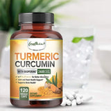 Curcumin Supplement 2600mg with Black Pepper for Enhanced Absorption