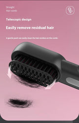 Wireless Hair Straightener Comb with Negative Ion Technology - Rechargeable