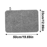 Sauna Mat Set 50x33cm 2pcs Water Absorbent Heat Insulation Cushion