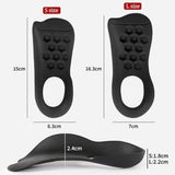 Arch Support Insoles 2-Pack – Half Orthotics for Running & Work Shoes