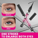 Black Liquid Eyeliner 12-Pack, Long-Lasting Waterproof Makeup Set