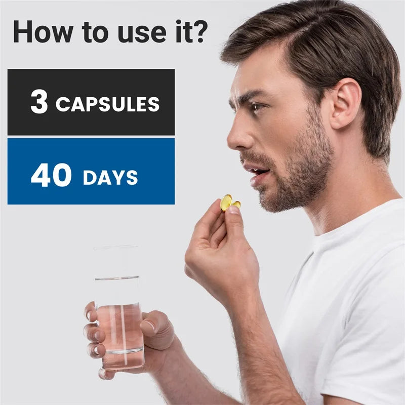 DHT Blockers for Men - Saw Palmetto & Biotin for Hair Growth Support