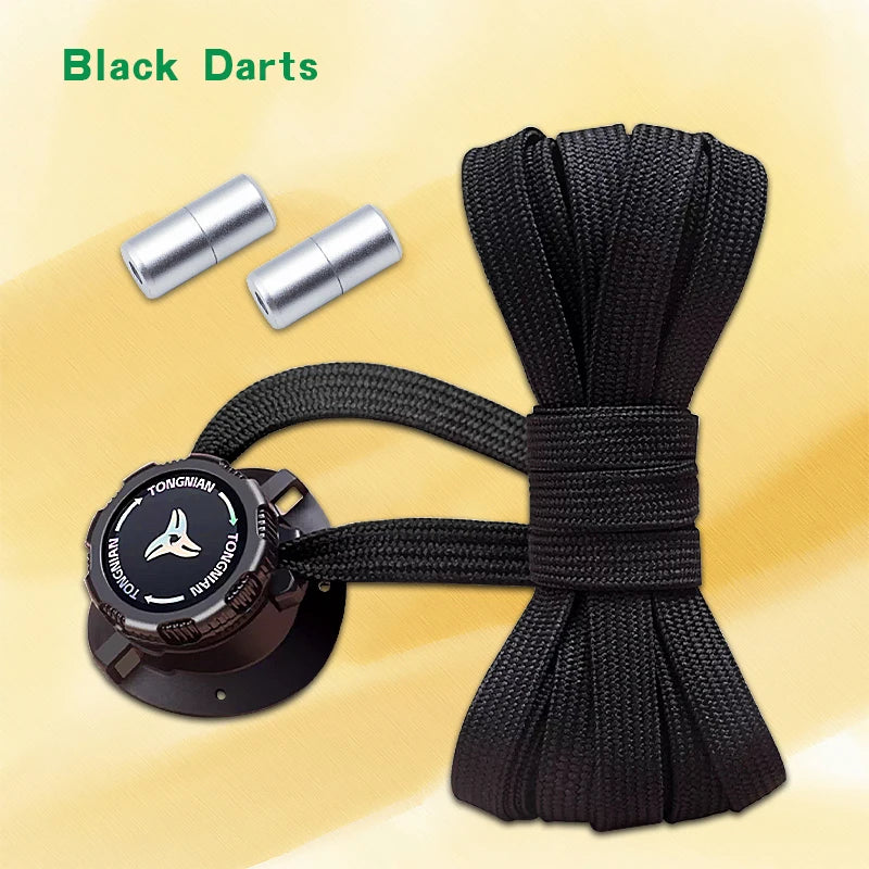 Automatic Flat No Tie Shoelaces with Swivel Buckle for Sneakers Adults Kids
