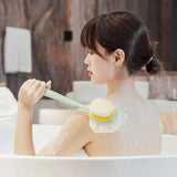 Loofah Back Scrubber Long Handle Exfoliating Bath Brush for Women