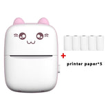 Portable Mini Bluetooth Mobile Photo Label Printer for Students