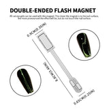 Nail Art Magnetic Stick Wand Pen Set for 3D Gel Painting - 4 Tools