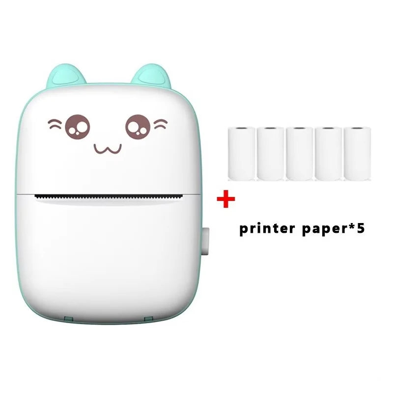 Portable Mini Bluetooth Mobile Photo Label Printer for Students