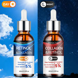 Retinol Collagen Serum 2-Pack | 5% Retinol Hyaluronic Acid | Firming Essence