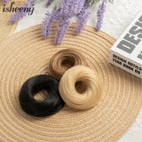 Messy Human Hair Buns Hairpieces in Natural Colors, 15g Each