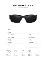 Polarized Sports Sunglasses for Cycling, Fishing, Running - Unisex Eyewear