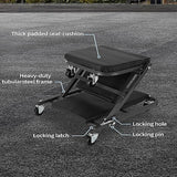 Foldable Garage Creeper Shop Seat, 300LBS Capacity, Automotive Repair Tool