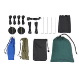 Portable Camping Hammock Set with Tree Straps, 440lbs Capacity