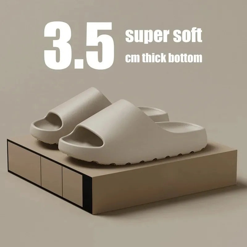 Coconut Slippers Thick-Soled EVA Slides for Men & Women - Summer Beach Sandals