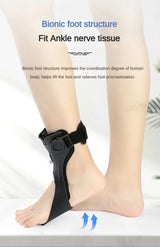 Drop Foot Brace AFO Ankle Support Adjustable Buckle for Stroke Recovery
