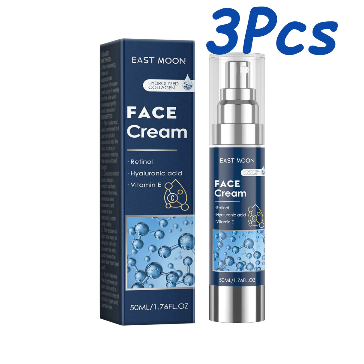 Retinol Face Cream for Men - Firming, Moisturizing, 50ml