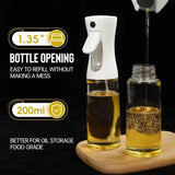 Olive Oil Spray Bottle Dispenser - Reusable Food Grade Kitchen Accessory