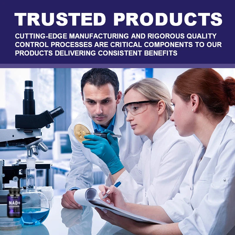 NAD+ Supplement with Resveratrol - Enhances Cellular Vitality & Energy