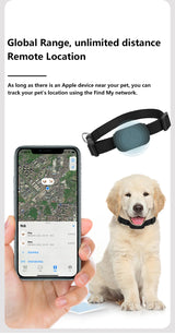 Pet GPS Tracker Collar for Cats & Dogs - Waterproof Real-Time Locator