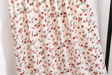 Chiffon Midi Dress for Women | Floral Print | Short Sleeve | Casual Wear