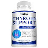 Thyroid Supplement with L-Tyrosine, Iodine, Zinc & Selenium - 60 Capsules