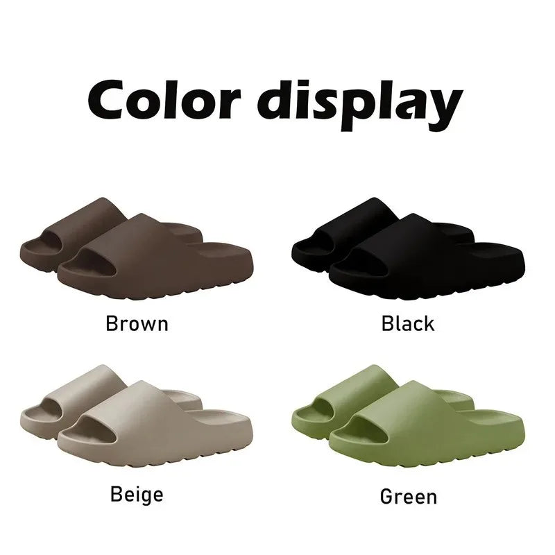 Coconut Slippers Thick-Soled EVA Slides for Men & Women - Summer Beach Sandals