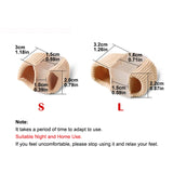 Silicone Toe Separator Bunion Corrector Gel Insoles for Shoes (1/2/4pcs)