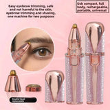 Electric Eyebrow Trimmer Rechargeable Painless Facial Hair Remover for Women