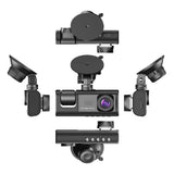 1080P Dash Cam WiFi Front & Rear Camera with Night Vision for Cars