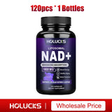 NAD+ Supplement with Resveratrol - Enhances Cellular Vitality & Energy