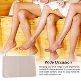 Sauna Mat Set 50x33cm 2pcs Water Absorbent Heat Insulation Cushion