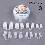 Silicone Nasal Dilators for Snoring Relief, 4/8 Pieces Set