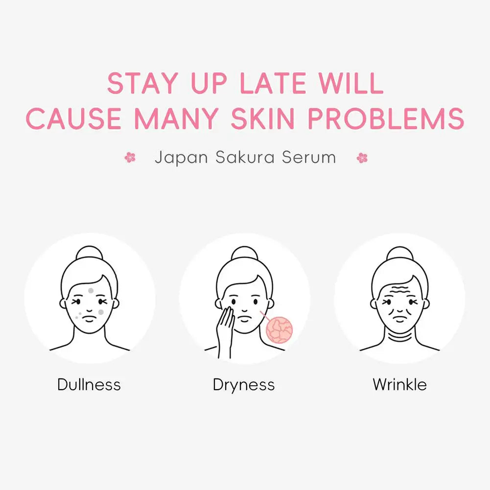 Sakura Face Fluid Essence Serum - Moisturizing Hyaluronic Acid 30ml