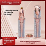 Electric Eyebrow Trimmer Rechargeable Painless Facial Hair Remover for Women
