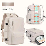 Expandable Travel Backpack for Business and Outdoor Use