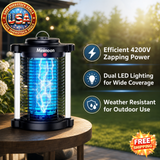 Minimoon Outdoor Mosquito Zapper with Dual LED Light, 15W
