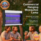 Electric Mosquito Trap Lamp - Silent Insect Killer for Garden & Outdoor