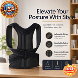 Posture Support Sitting Trainer | Adjustable Unisex Back Support Aid