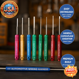 Automotive Wiring Harness Removal Tool Kit - 9pcs Connector Extractor Set