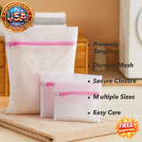 3 Pcs Set Zippered Mesh Laundry Bags for Underwear & Delicates Care