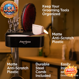 Pet Grooming Tools Set for Dogs & Cats - Scissors, Comb, Storage Box