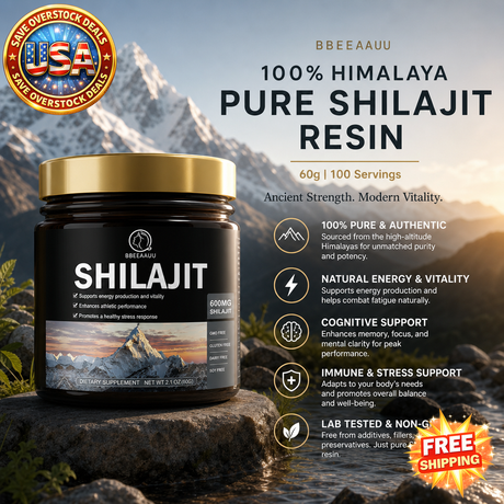 Himalaya Pure Shilajit Resin 60g - Cognitive Health Supplement