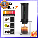 Portable Wireless Espresso Coffee Maker for Car & Home