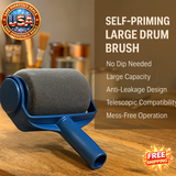 Self-Priming Large Drum Brush for Wall Painting - 1pc Latex Paint Tool