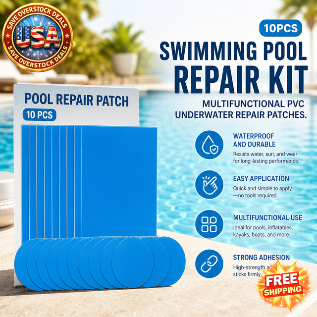 10pcs PVC Underwater Repair Patches for Swimming Pools
