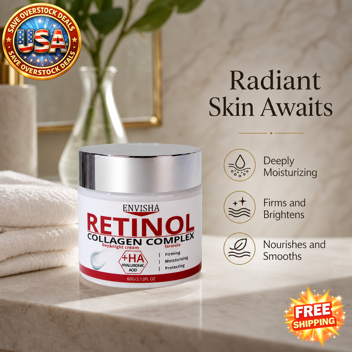 Retinol Collagen Complex Cream for Deep Moisturizing Skin